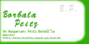 borbala peitz business card